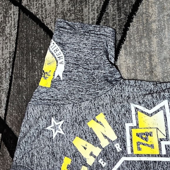 AMERICAN FIGHTER PREMIUM ATHLETICS YELLOW STITCH GRAPHIC DESIGN TEE-SHIRT - Picture 4 of 14